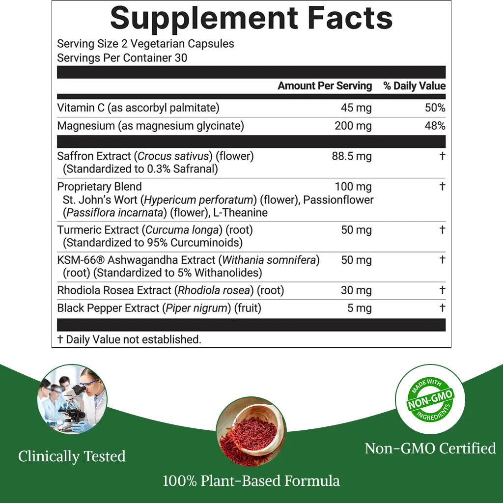 VigorNatura Saffron+ Advanced Supplements