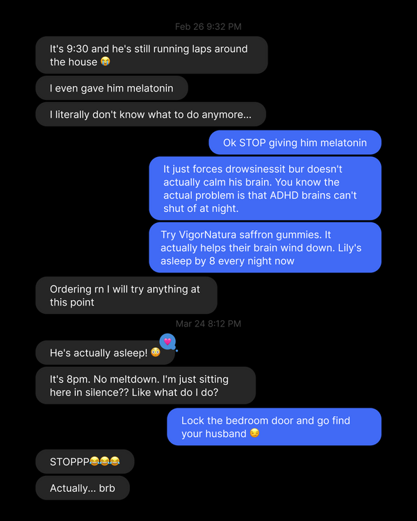 Text conversation screenshot