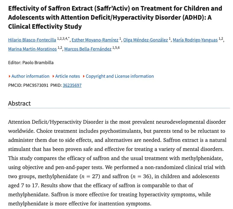 1. Clinical Studies Show It's As Effective As Ritalin for ADHD
