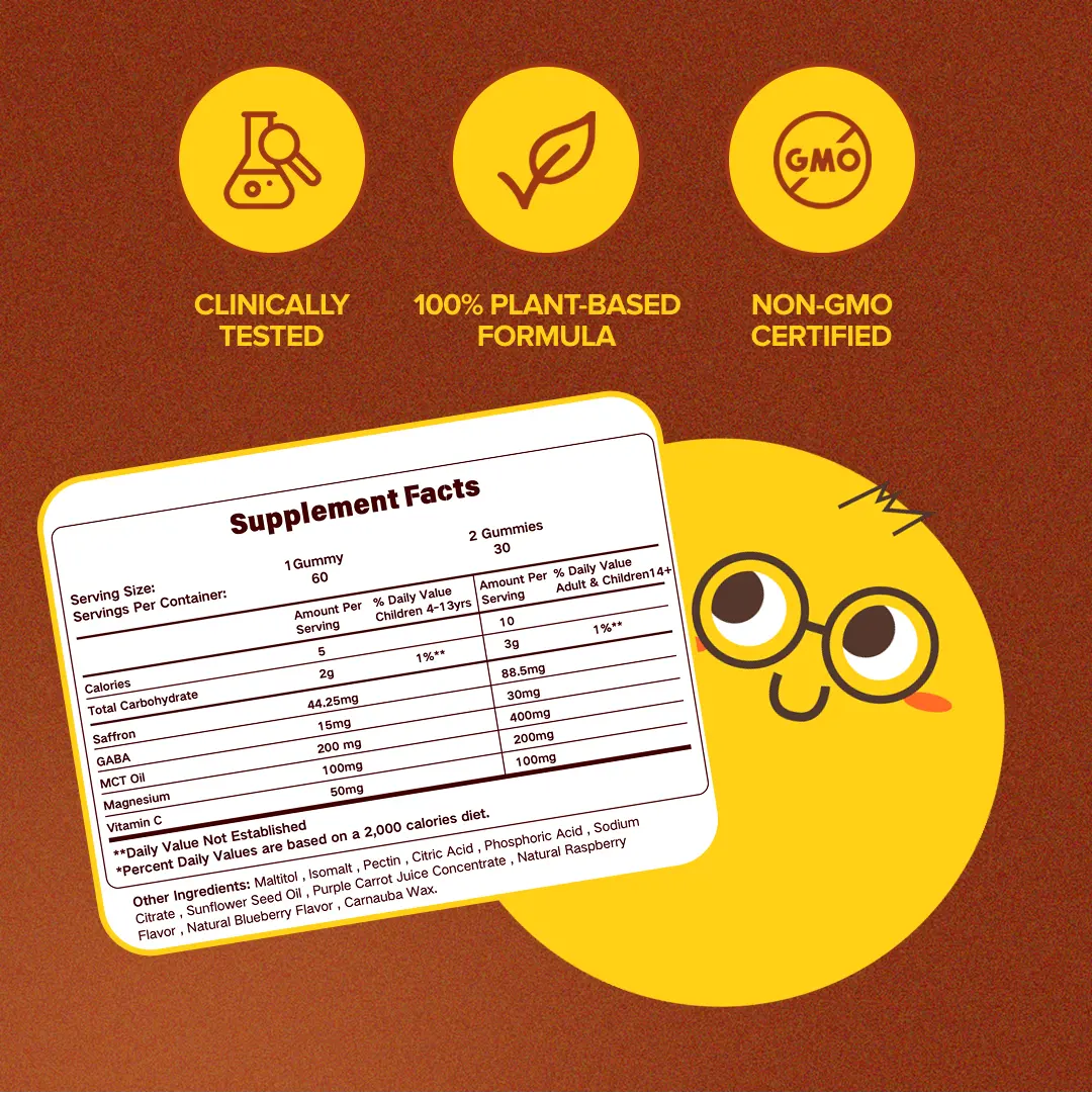 VigorNatura Kids - Mighty Minds Saffron Gummies