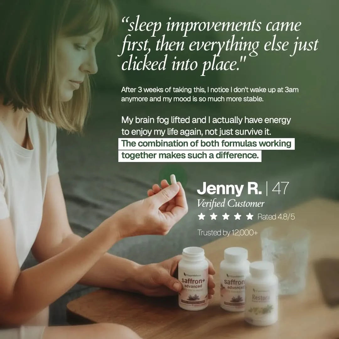 VigorNatura Saffron+ Advanced & Restora Sleep Bundle
