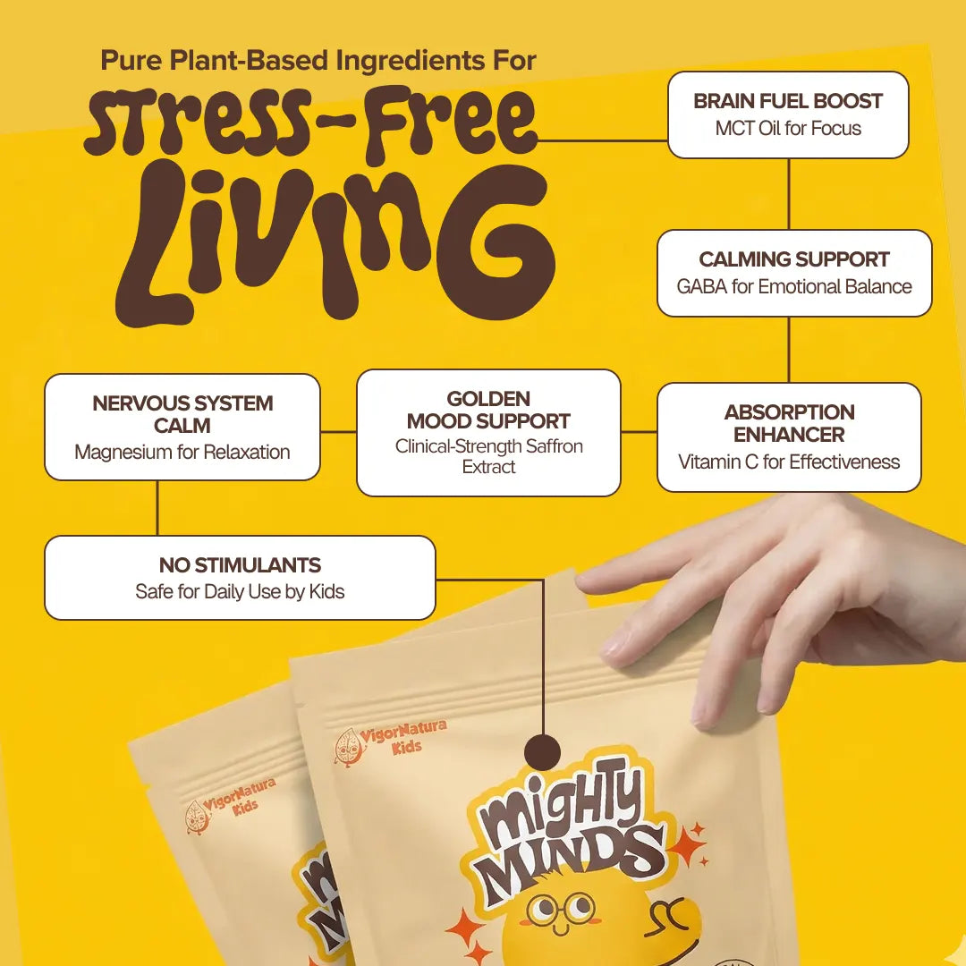 VigorNatura Kids - Mighty Minds Saffron Gummies
