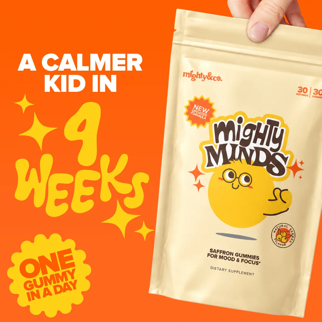 Mighty & Co - Mighty Minds Saffron Gummies