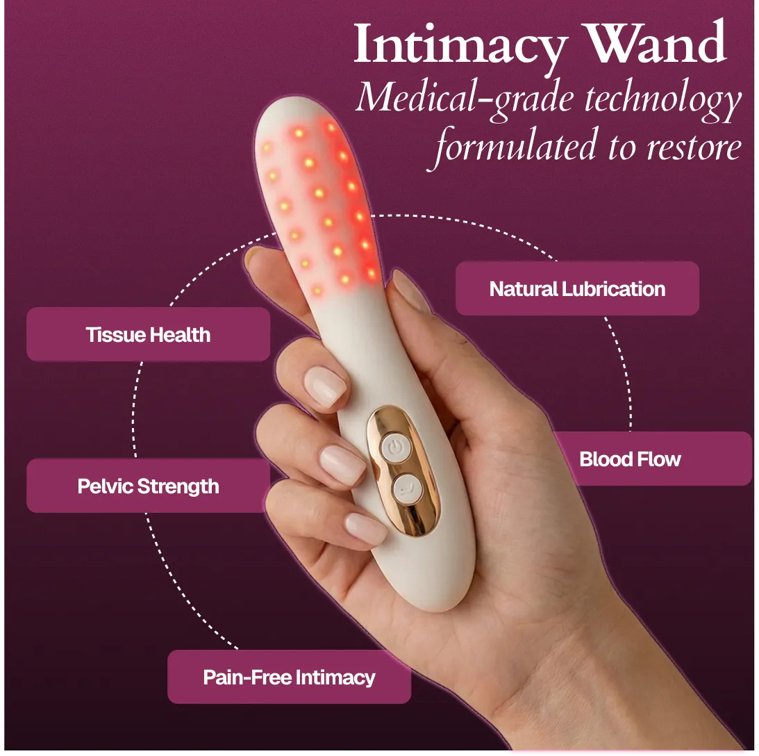 Intimacy Wand: Medical-Grade Red Light Therapy for Vaginal Restoration