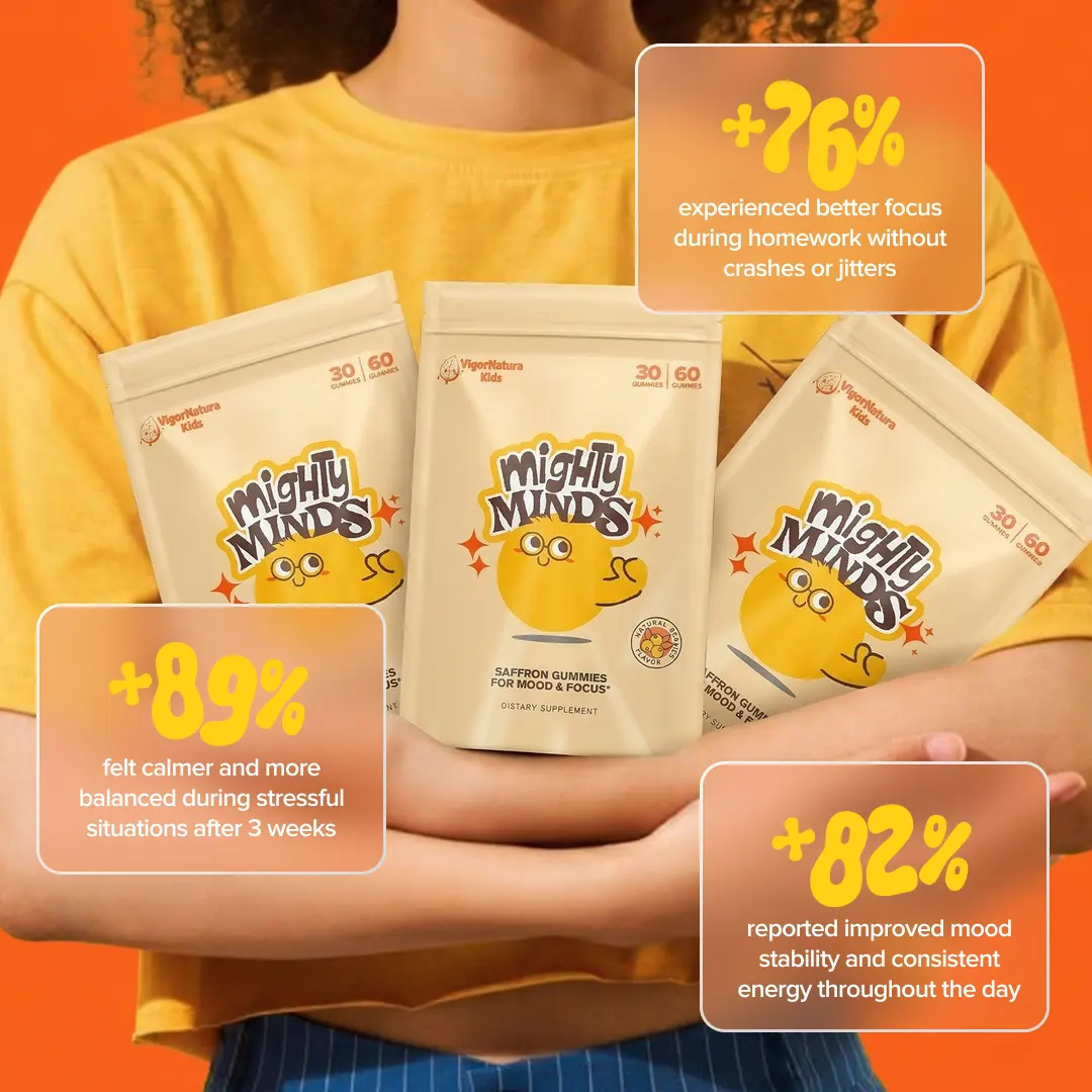VigorNatura Kids - Mighty Minds Saffron Gummies