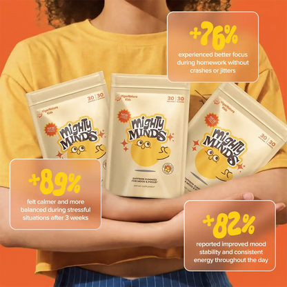 VigorNatura Kids -  Mighty Minds Saffron Gummies - 30x Day Supply