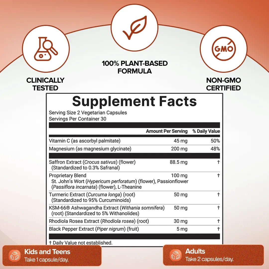 VigorNatura Kids - Saffron+ Advanced Supplement