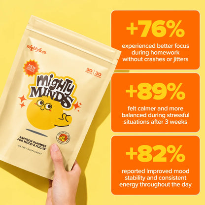 Mighty & Co - Mighty Minds Saffron Gummies