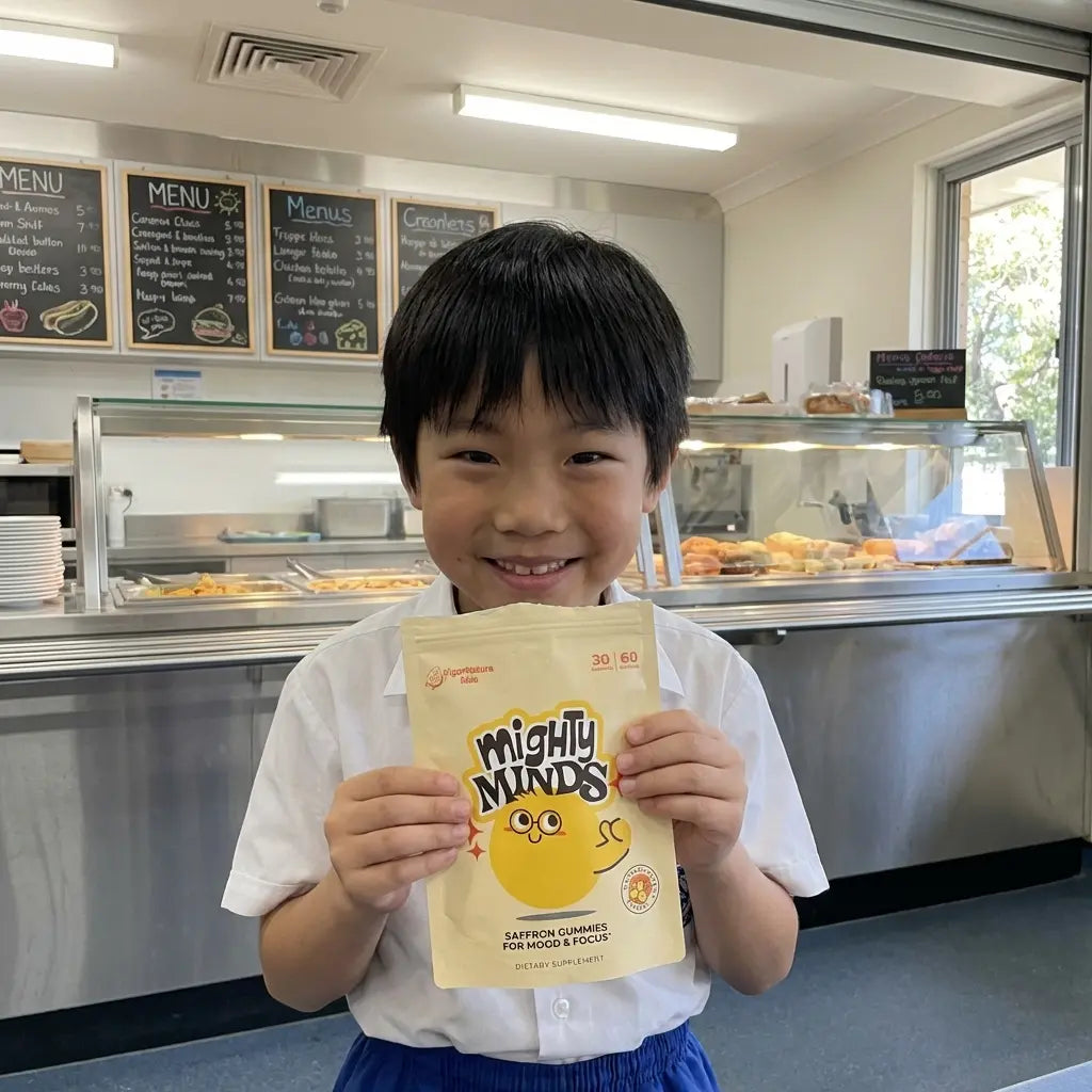 Calmer, happier child after 8 weeks of VigorNatura Kids Saffron Gummies