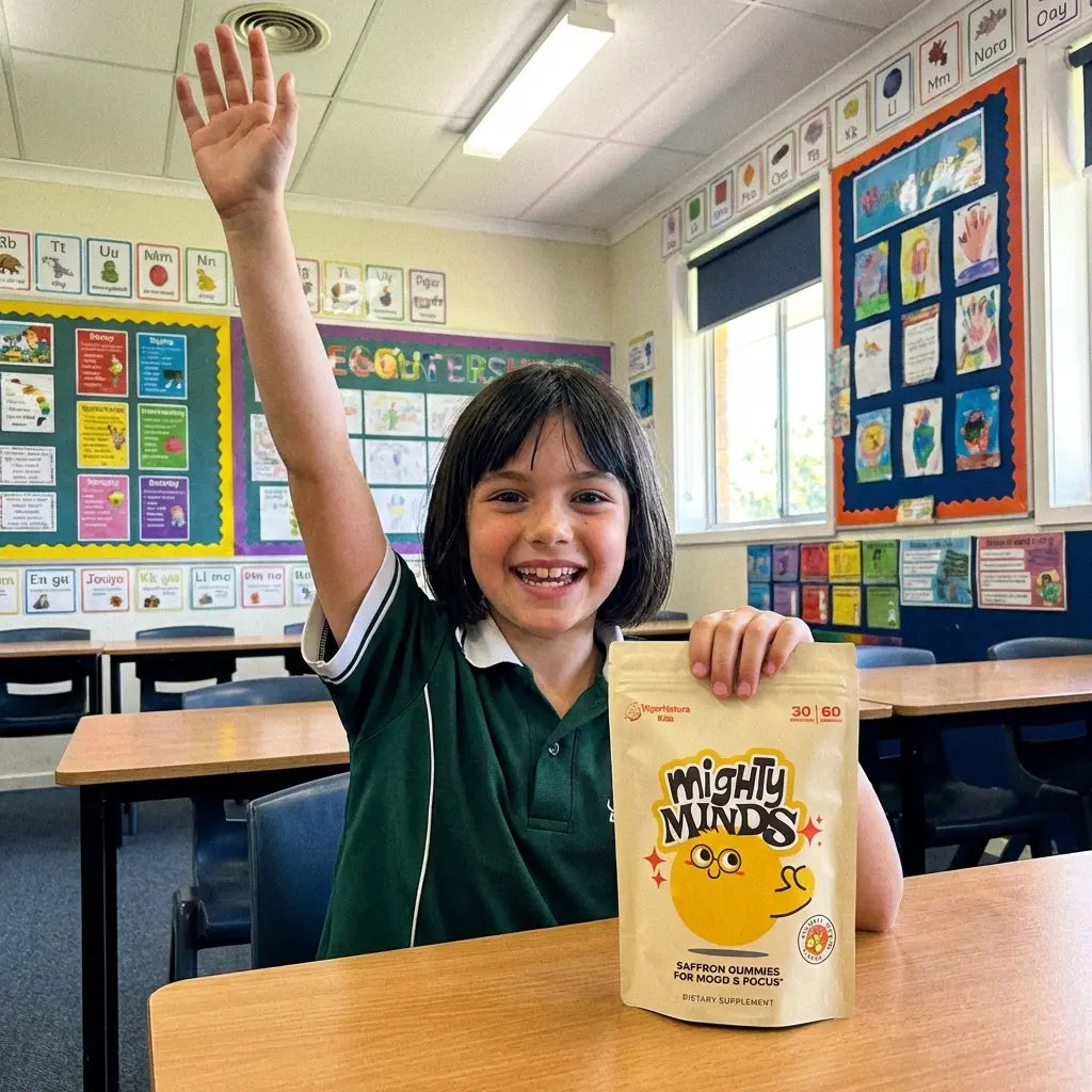 Daily routine with VigorNatura Kids Saffron Gummies