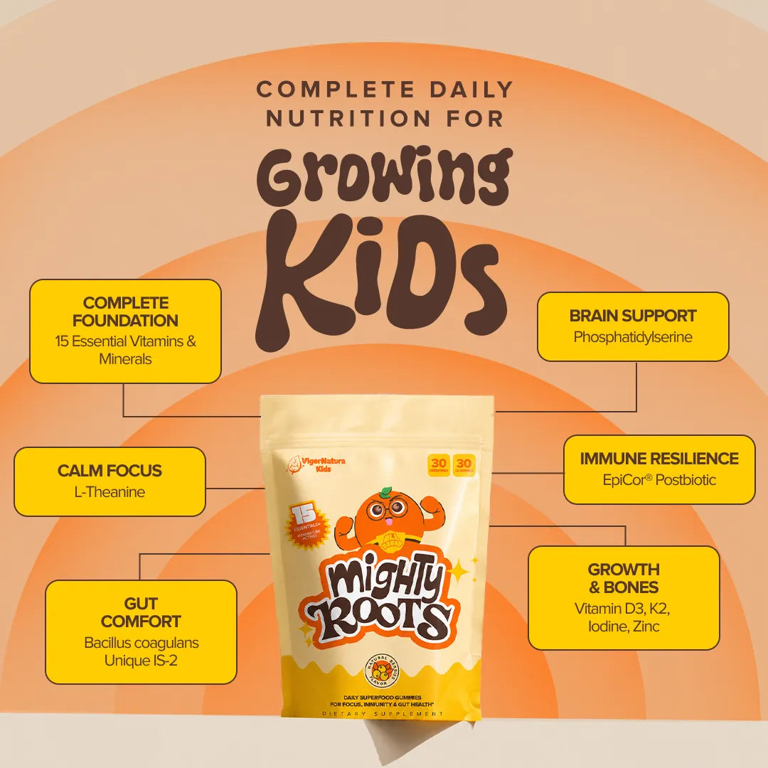VigorNatura Kids - Mighty Roots Daily Superfood Gummies