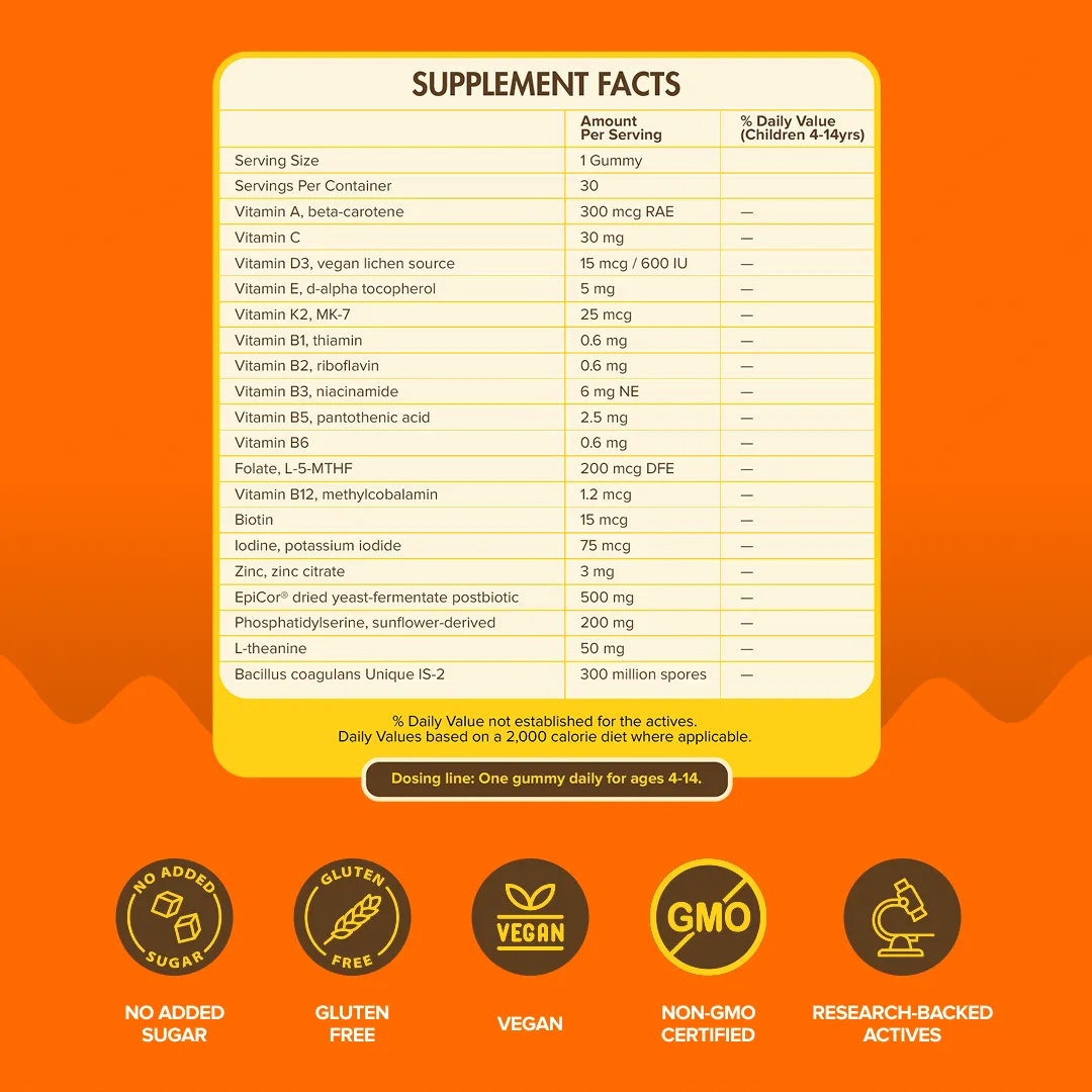 VigorNatura Kids - Mighty Roots Daily Superfood Gummies