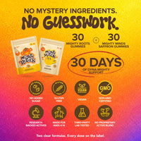 Mighty & Co - Dyna-Mighty Duo 🧨 · Mighty Roots Superfoods + Mighty Minds Gummies